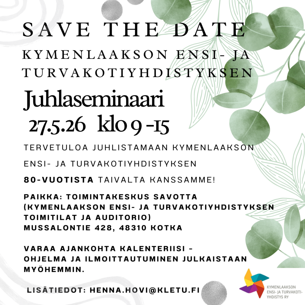 Save the Date KLETU juhlaseminaari
